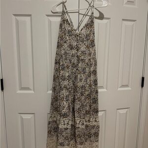 Floral Spaghetti Strap Maxi Dress